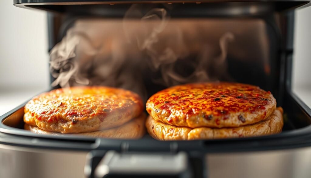 air fryer burgers