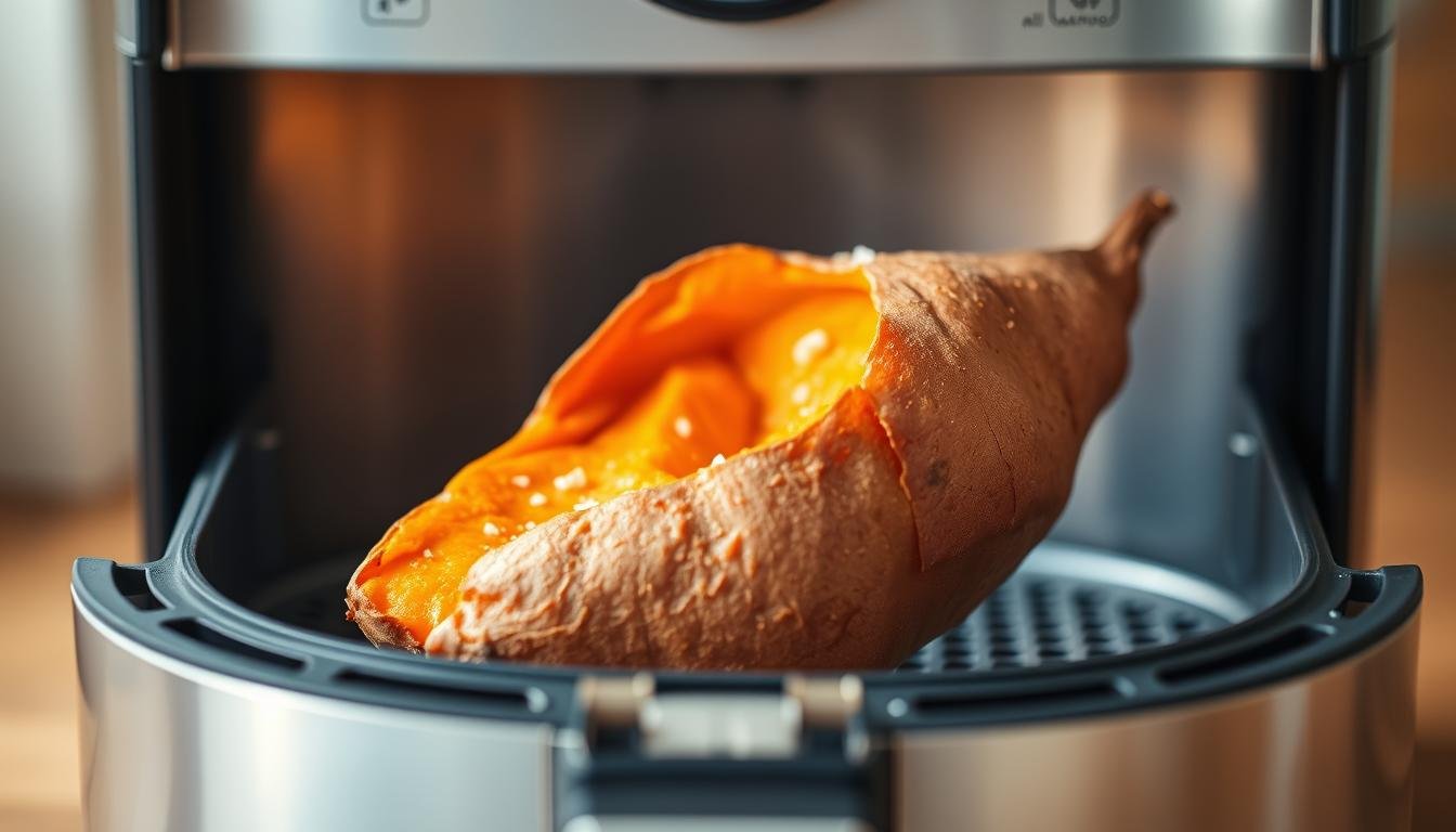 air fryer whole sweet potato