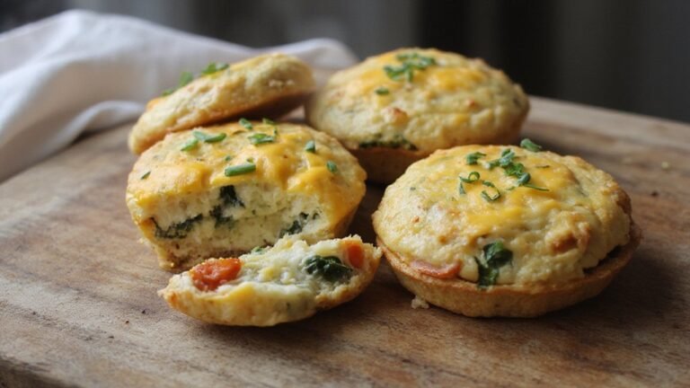 air fryer breakfast frittatas