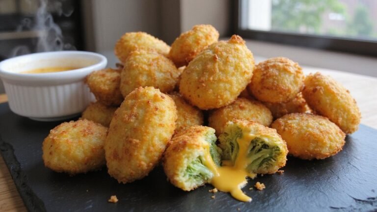cheesy broccoli air fryer