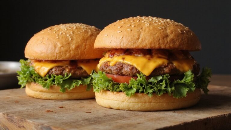 crispy air fryer cheeseburgers