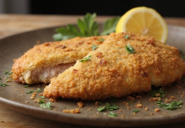 crispy air fryer schnitzel