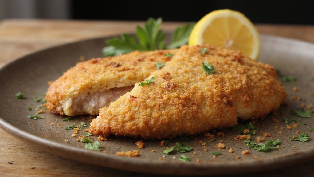 crispy air fryer schnitzel