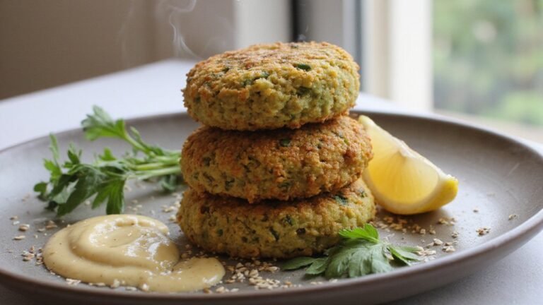 crispy falafel made healthy