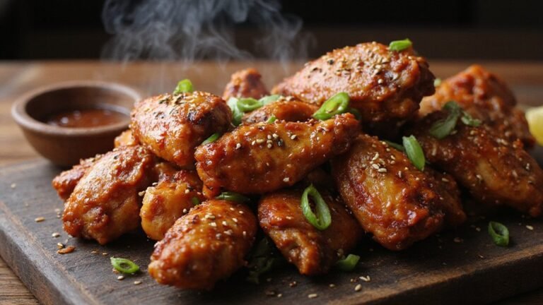 crispy korean bbq wings