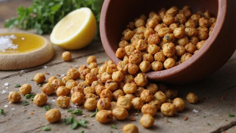 crispy mediterranean roasted chickpeas
