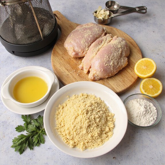 crispy parmesan chicken thighs