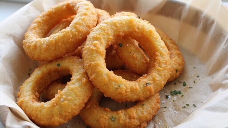 crunchy fried onion rings