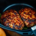 frozen hamburger patties in air fryer