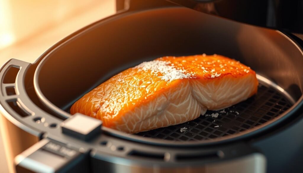 frozen salmon air fryer