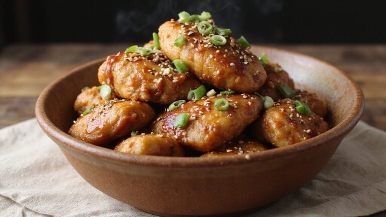 honey garlic chicken bites