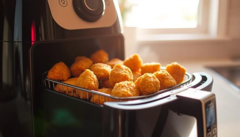 how long to put frozen chicken nuggets in air fryer