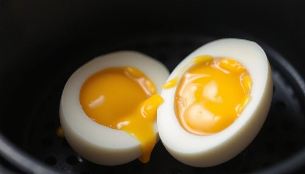 jammy soft boiled eggs