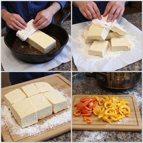 prepare and press tofu