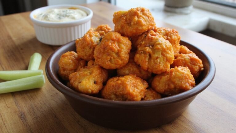 spicy crispy cauliflower bites