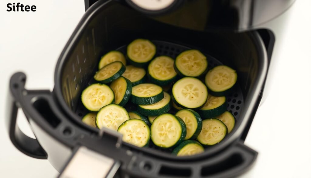 step-by-step air fryer zucchini