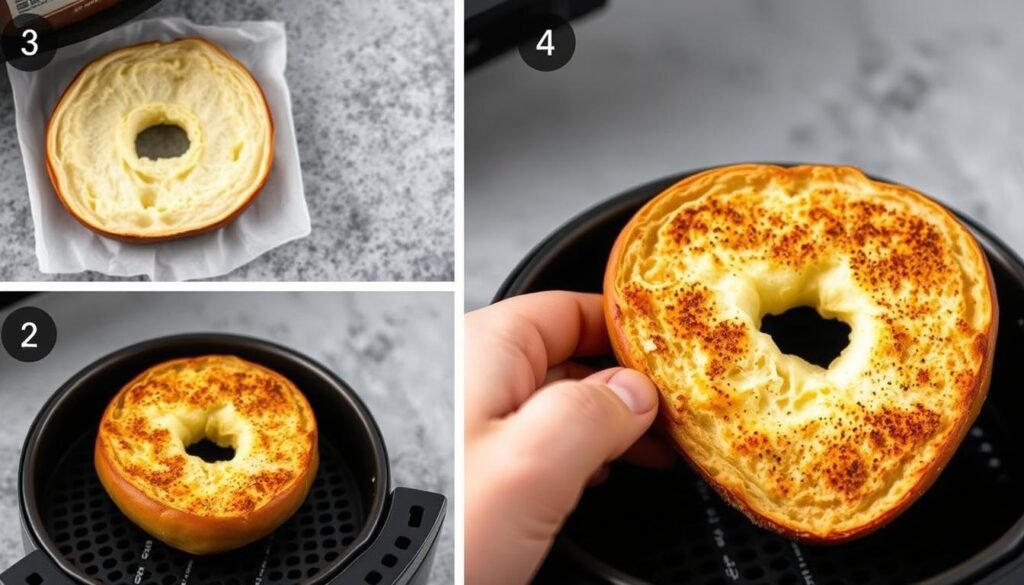 step-by-step bagel