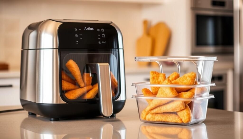 storage and reheating air fryer