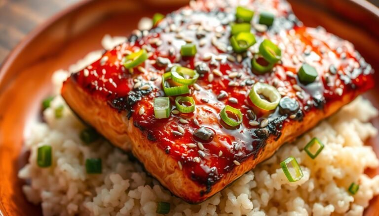 teriyaki salmon air fryer