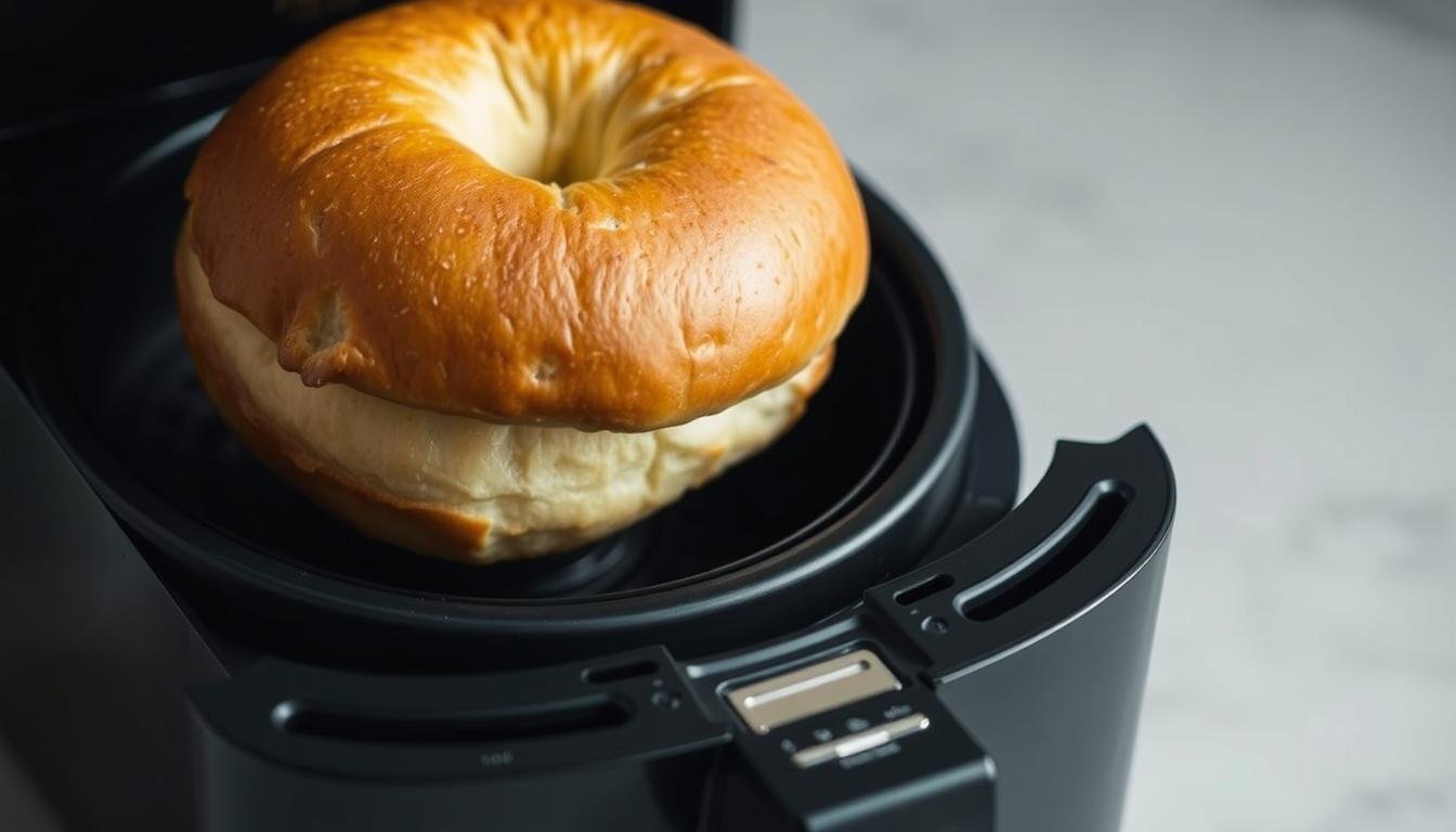 toast bagels in air fryer