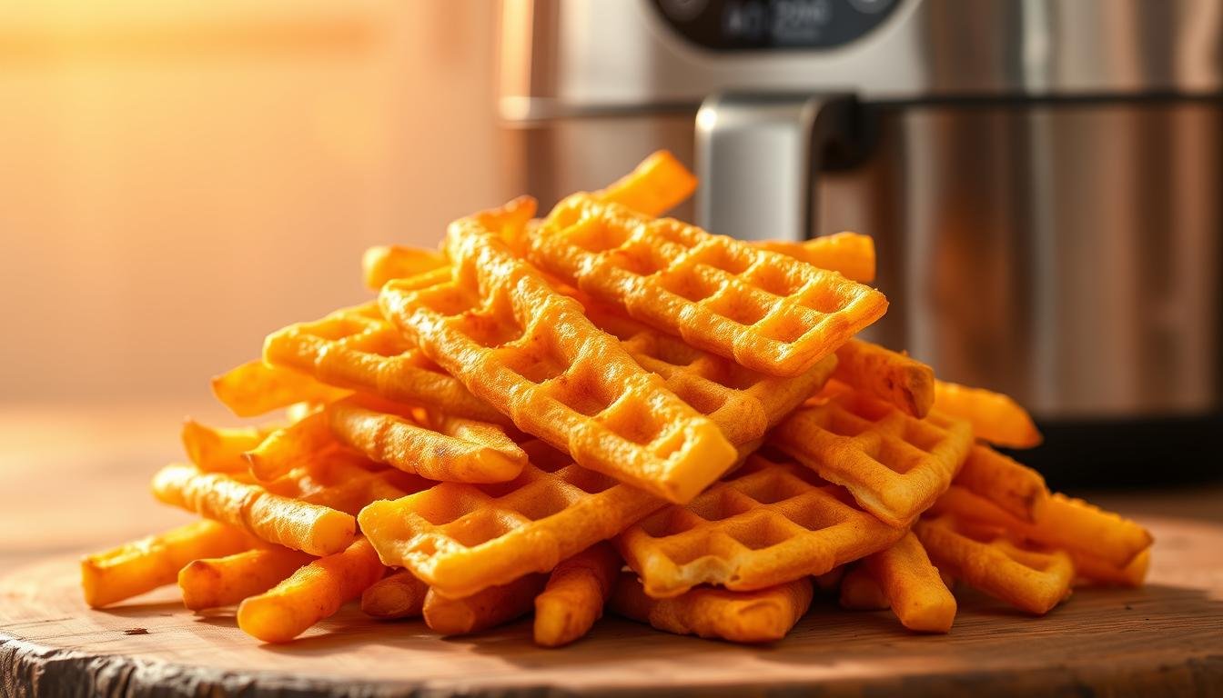 waffle fries in air fryer