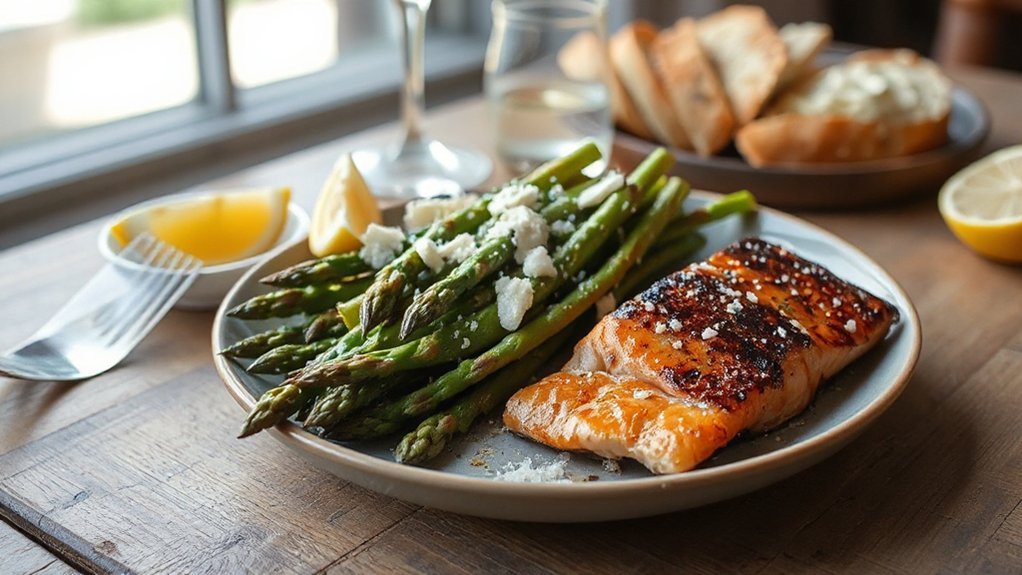 air fried asparagus serving suggestions