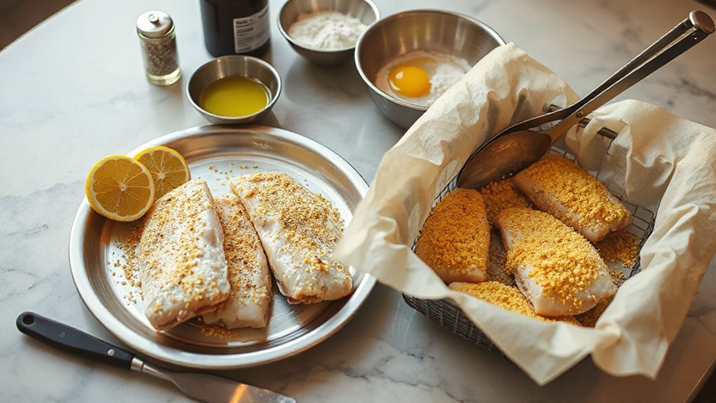 air fried cajun cornmeal crust