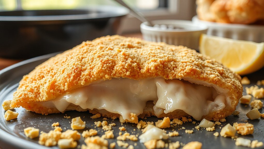 air fried cornmeal crusted catfish