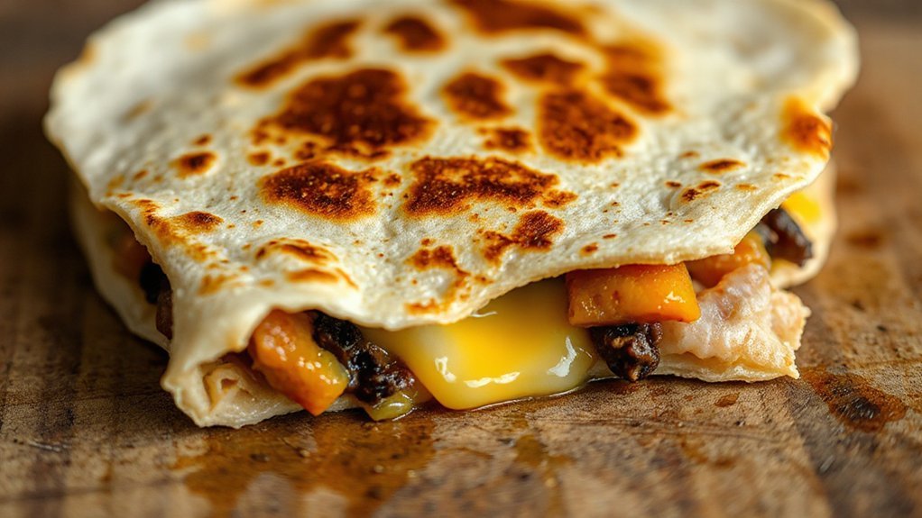 air fried crispy cheesy quesadillas