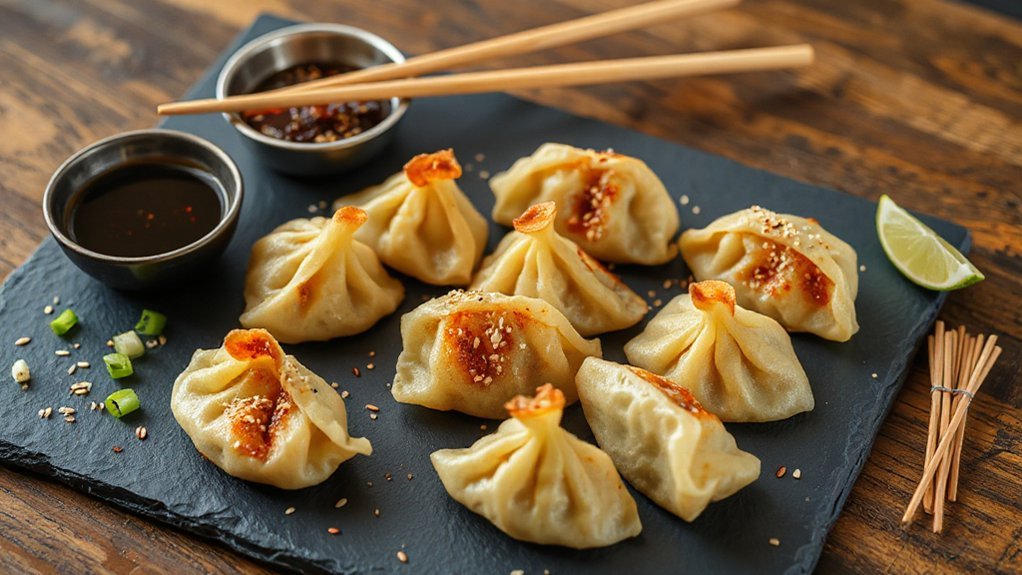 air fried dumpling party platter
