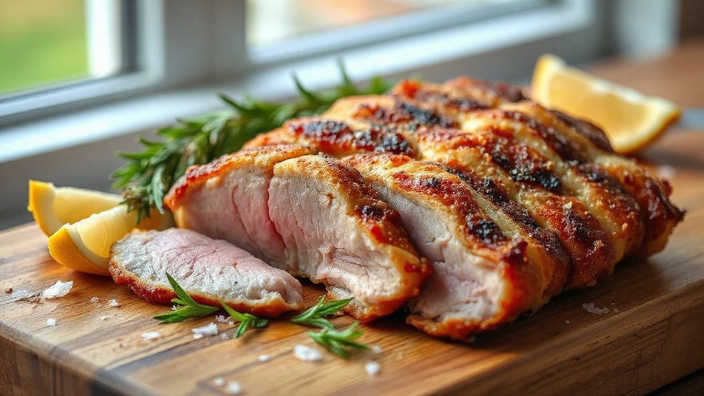air fried juicy pork tenderloin