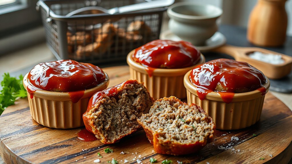 air fried uniform mini loaves