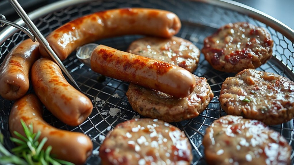 air fry links at 350 375 f