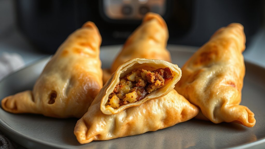 air fry samosas at 375 f