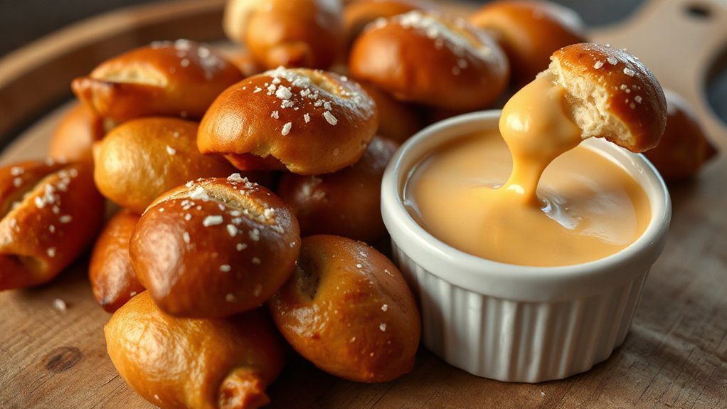 air fryer chewy pretzel bites
