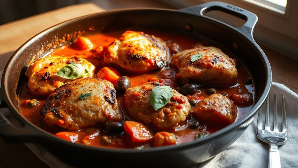 air fryer chicken cacciatore