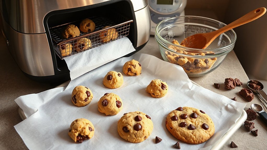 air fryer cookie prep