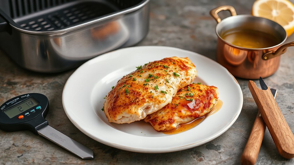 air fryer essentials and garnishes