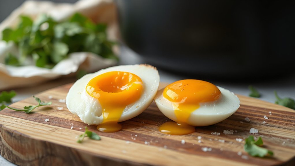 air fryer jammy boiled eggs