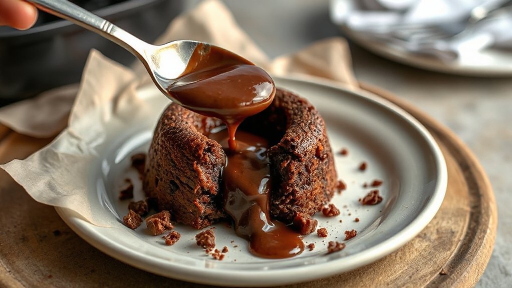 air fryer lava cakes