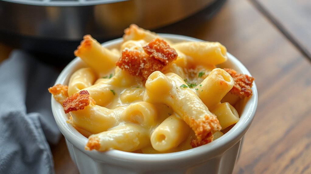 air fryer mac and cheese