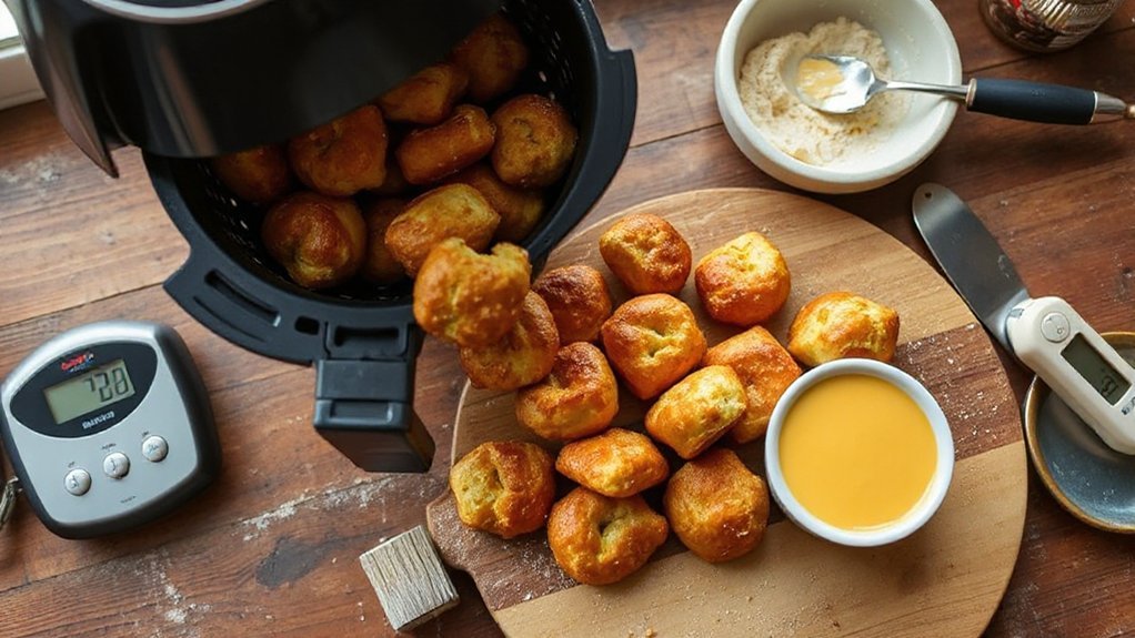 air fryer prep and tools