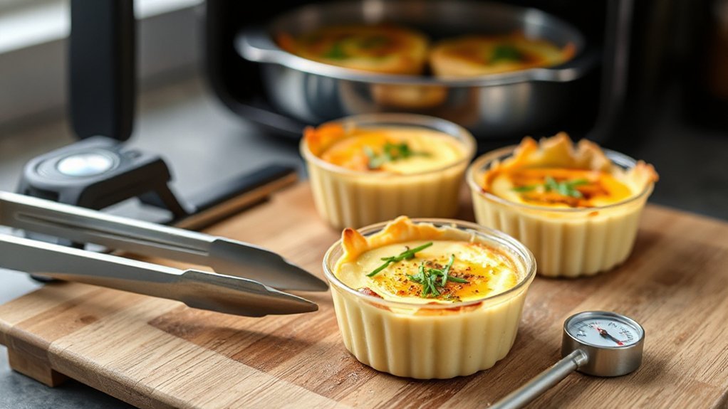 air fryer quiche tips