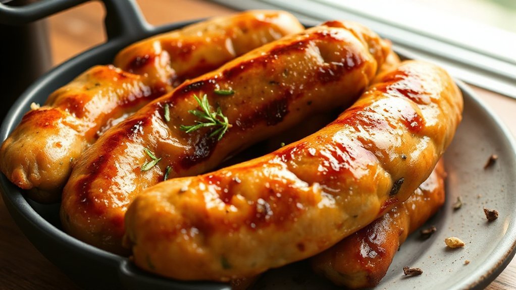 air fryer sausage links