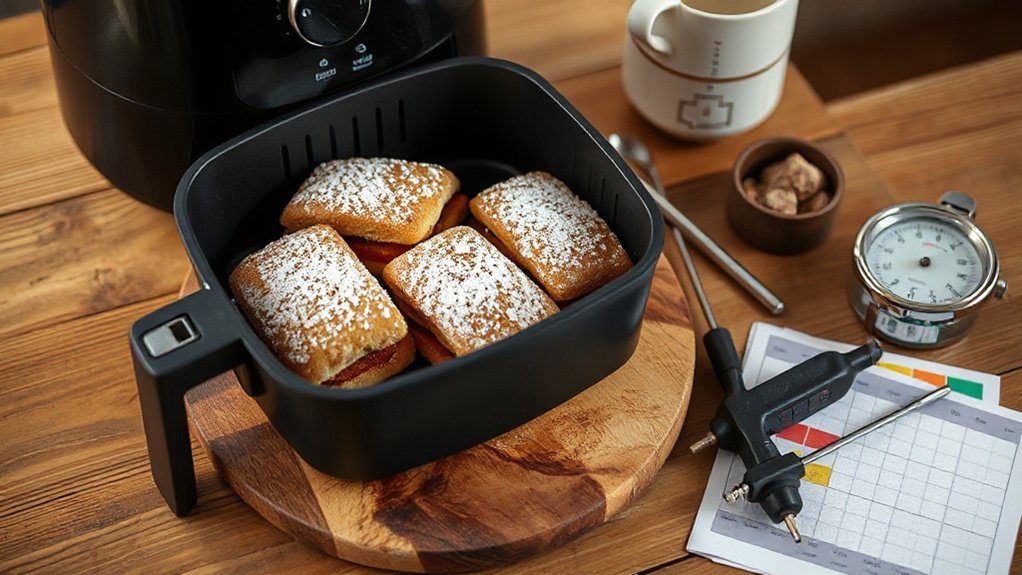 air fryer tools timing temps