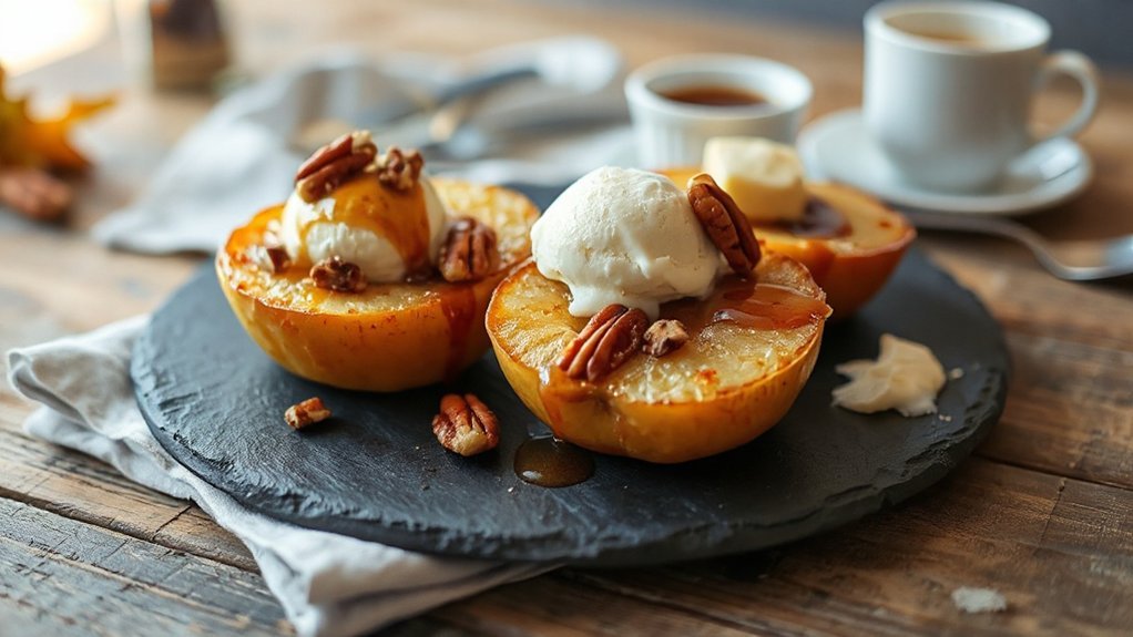 baked apples and pairings