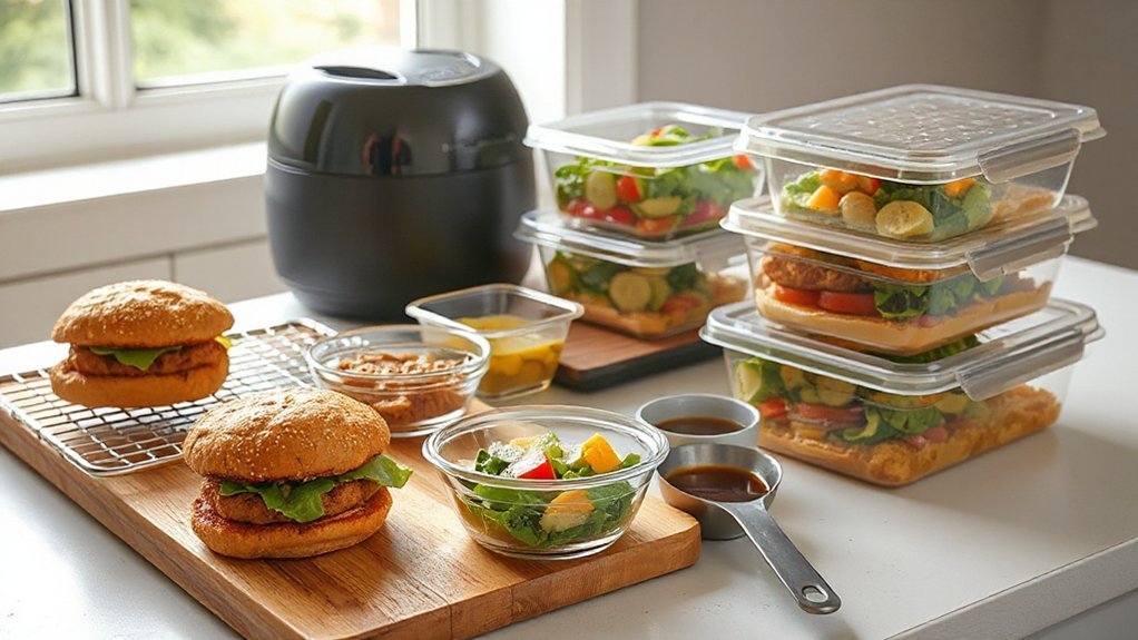 batch cook separate label reheat