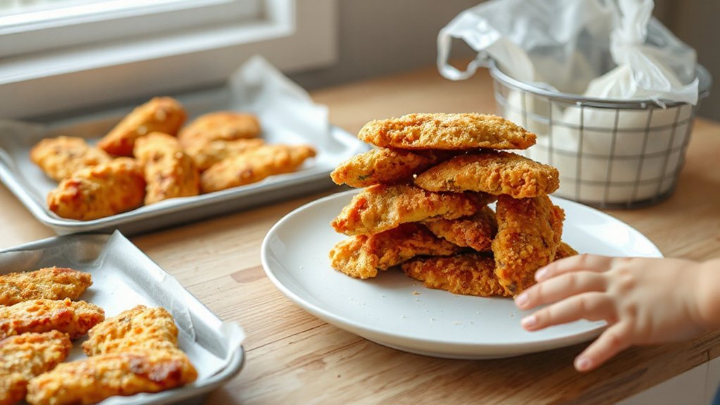 batch freeze label airfry