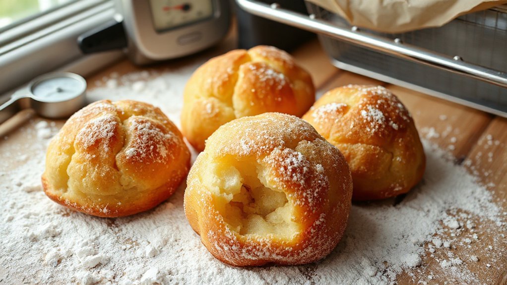 beignet texture color oiliness