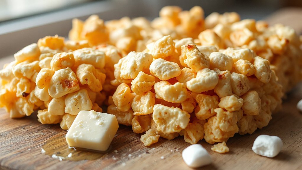 buttery marshmallow rice krispies